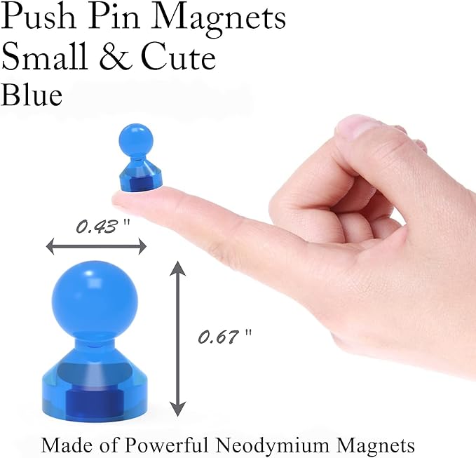MHDMAG Magnetic Push Pins Powerful Push Pin Magnets - Image 2