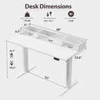 Agilestic Glass Standing Desk - Image 3