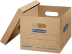 Bankers Box Small Classic Moving Box 20 Pack, Reinforced Handles, Tape-Free - Image 2