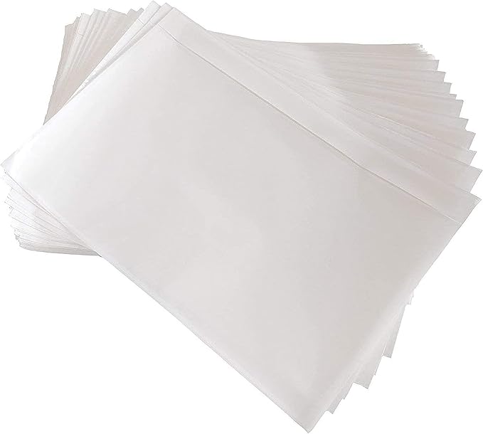9527 Product 7.5" x 5.5" Clear Adhesive Top Loading Packing List/Shipping Label - Image 5
