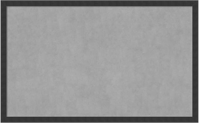 Amanti Art Black Framed Magnetic Board 26x42 Large Vision Board by AmantiArt