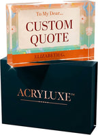 Personalized Gifts, Custom Quote Block Letter Board, Crystal-Clear Acrylic - Image 9