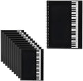 10 Pcs Music Notebook, Music Staff Notebook, 50 Sheets/100 Pages Blank Sheet by Unknown