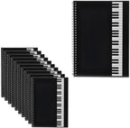 10 Pcs Music Notebook, Music Staff Notebook, 50 Sheets/100 Pages Blank Sheet by Unknown