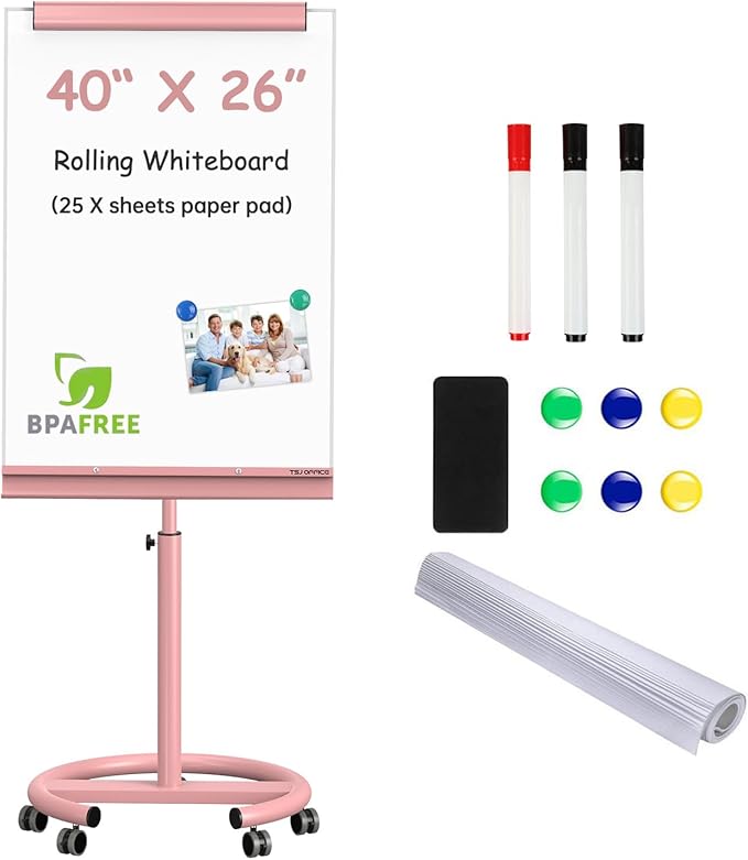 TSJ OFFICE Rolling Whiteboard Standing by TSJOFFICE
