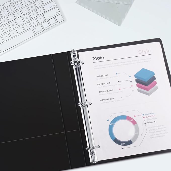 ViVin Sturdy 1.5 Inch D Ring Binders, 1.5'' 3 Ring View Binder - Image 7