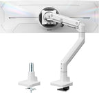 monTEK Heavy-Duty Monitor Arm for 17-57" Ultrawide Curved Screen, Supports up by monTEK