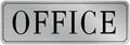 The Office Door Sign for Home and Business，Self-Adhesive Waterproof and by LUHIMO