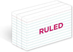 KAISA Lined Index Card 3"x5" Index Cards Flashcards, Blank on Back Index Cards - Image 3