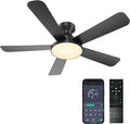 ceiling fans with lights, 46" low profile ceiling, main product view