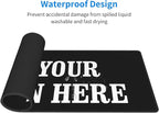 OHORTEB Custom Mouse Pad with Photo, Personalized Image Text Laptop Desk Mat - Image 3
