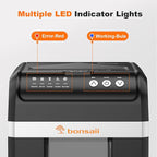Bonsaii Paper Shredder Heavy Duty, 200-Sheet Auto Feed Micro-Cut 60 Minutes - Image 7