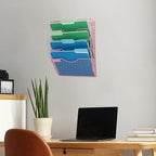 EASEPRES Mail Organizer Wall Mount Hanging File Holder Storage, Metal Chicken - Image 6