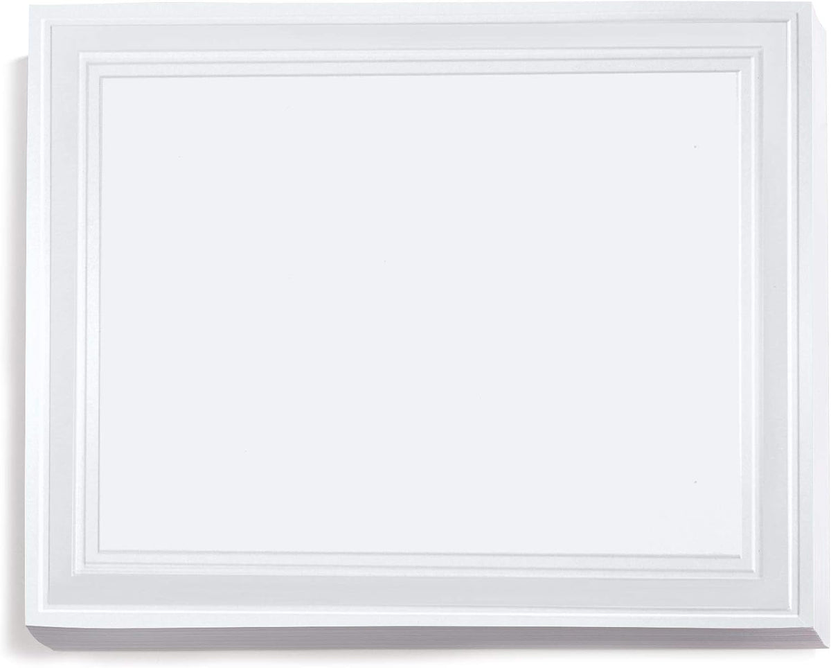 PaperDirect Pristine Specialty Certificates, 50 Sheets of 38lb White Paper