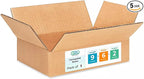 Small Moving & Shipping Boxes 9 x 6 x 2 inches by IDLPackaging