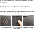newestor Refillable Leather Journal Travelers Notebook - Image 7