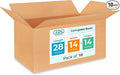 Extra Large Shipping & Moving Boxes 28x14x14 inches by IDLPackaging