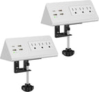Nightstand Edge Mount Power Strip by Emerising