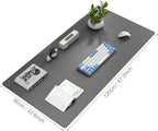 DAWNTREES Desk Mat Protector, PU Leather Desk Pad, Non Slip, Large Mouse Pad - Image 2