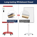TSJ OFFICE Rolling Whiteboard Standing - Image 4