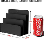 OUTIOE Mail Organizer Countertop, Small Desk File Organizer, Metal File Holder - Image 3