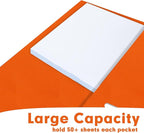 Two Pocket Folders, RAZCC 50 Pack 2 Pocket Folders Fit Letter Size Paper - Image 5