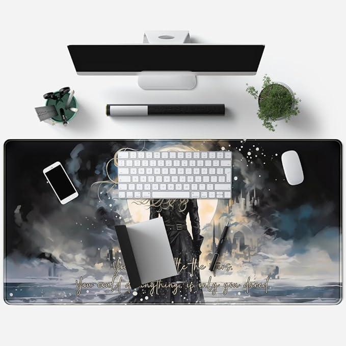 Dark Magic Large Mouse Pad Gaming MTG Playmat Original Paint Desk Mat Adventure - Image 3