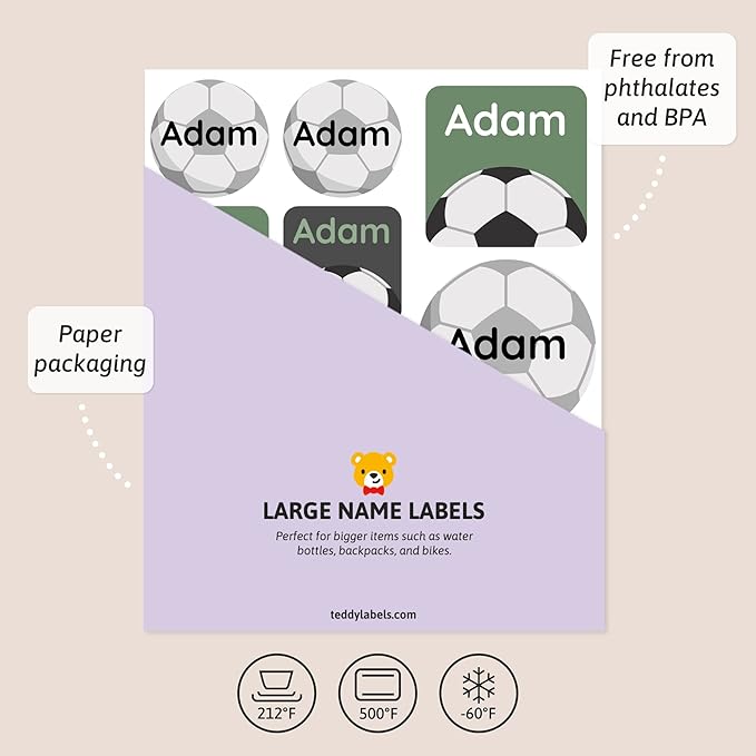 Large Name Labels for Kids - Image 3