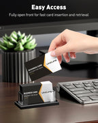 Uniclife Acrylic Business Card Holder - Image 5