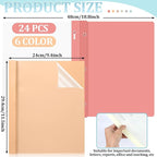 24 PCS Retro Plastic Report Covers - Image 2
