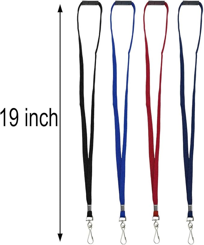 Bird Fiy Lanyards Safety Black Lanyards Neck Flat Premium Breakaway Badge - Image 2