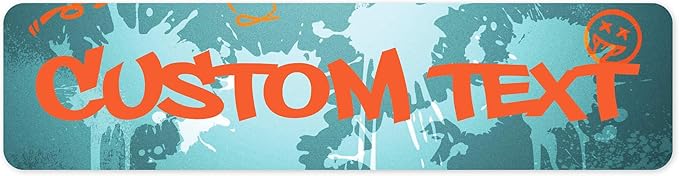 Custom Sign, Custom Street Sign, 11 Font Colors, 13 Font Styles, 4 Hole Options by MySignCenter