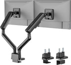 monTEK Dual Monitor Arm, Mechanical Spring Monitor Arm