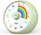 Visual Timer for Kids, 60-Minute Countdown Timer for Classroom Office Kitchen by kieckysquirrel