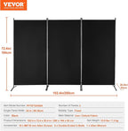 VEVOR Room Divider, 3 Panel Room Divider, Folding Privacy Screen and Portable - Image 7