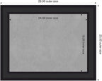Amanti Art Black Framed Magnetic Board 23x29 Medium Vision Board - Image 2
