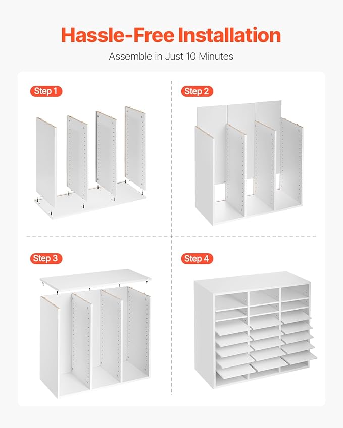 VEVOR Literature Organizer, 24 Compartments Office Mailbox - Image 6