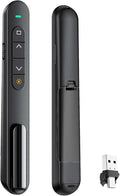 QUI Presentation Clicker for PowerPoint, RF 2.4GHz USB C Wireless Presenter by QUI