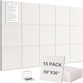 G Gamit Large Felt Wall Tiles Bulletin Board 59”x36”, Large Cork Board by GGAMIT