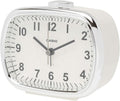 casio tq-159-7jf alarm clock cream analog snooze with, main product view