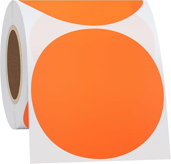 Hybsk Round Color Coding Circle Dots Labels Warehouse Inventory Organizer - Image 4