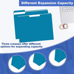 File Folder, HERKKA 30 Pack 1/3 Cut Tab File Folders, File Folders Great - Image 4