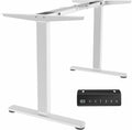 VIVO Dual Motor Electric Sit Stand Desk Frame, 220 lbs Capacity, Memory