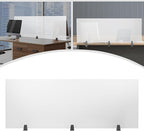 Desk Divider for Students and Desk Privacy Panel, Frosted Acrylic Plexiglass - Image 9