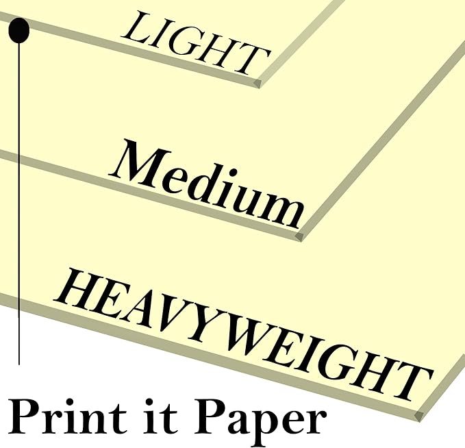 Print It - Vellum Bristol Colored Cardstock Cover Paper, 67 Lb, 8.5" X 11” - Image 2