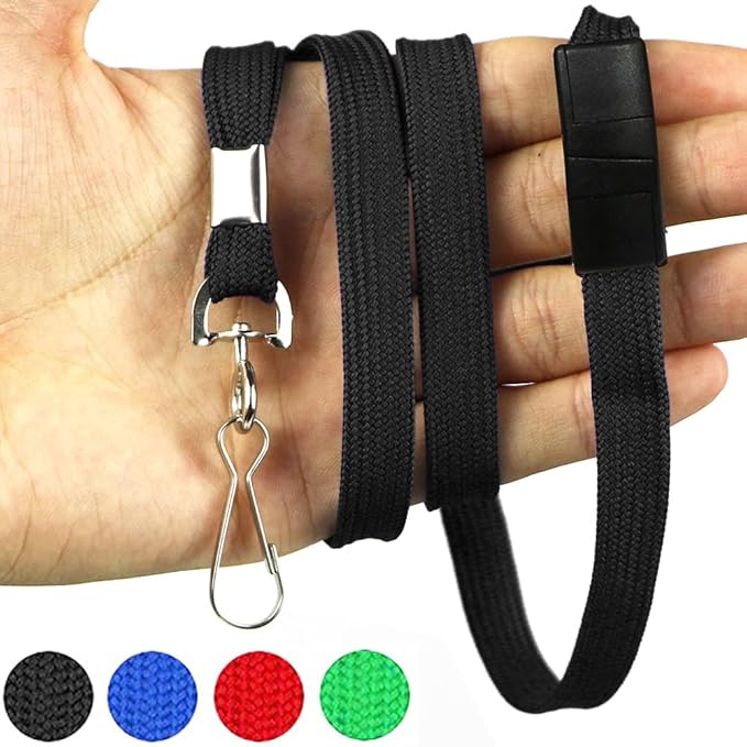 Bird Fiy Lanyards Safety Black Lanyards Neck Flat Premium Breakaway Badge - Image 6