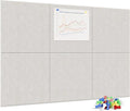 Neatsure Large Cork Board for Wall, 6 Panels Felt Tiles Tack Push Pin Board for by Neatsure