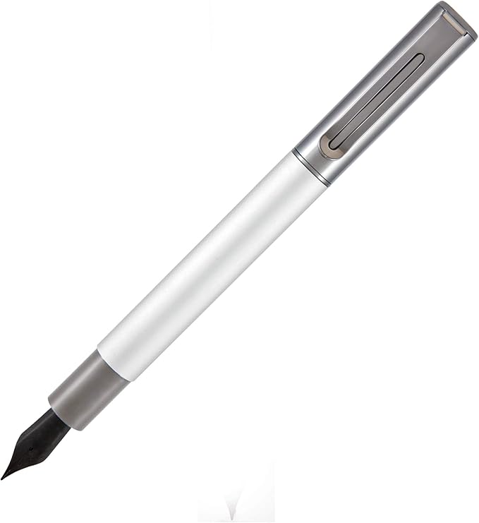 Monteverde USA Ritma Fountain Pen in Silver – Broad Nib, Bold JoWo Stainless - Image 2