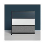 LUXOR MW-5370-FWCGWB Modular Wall Room Divider System - Image 2