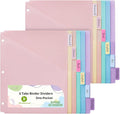 6-Tab Letter Size Dividers for 3 Ring Binder, Wheat Straw Binder Dividers by Unknown